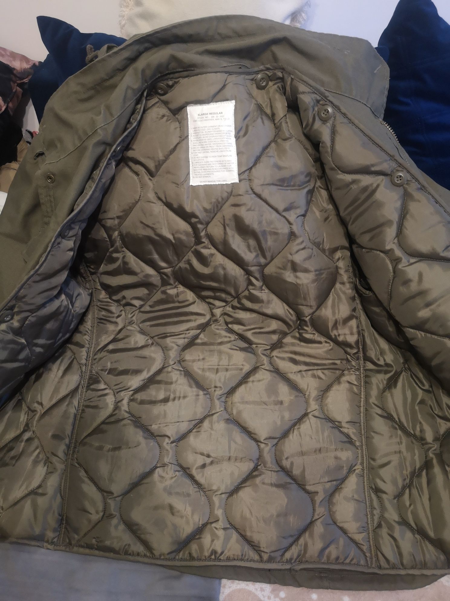 Kurtka wojskowa SURPLUS M65, rozmiar XL