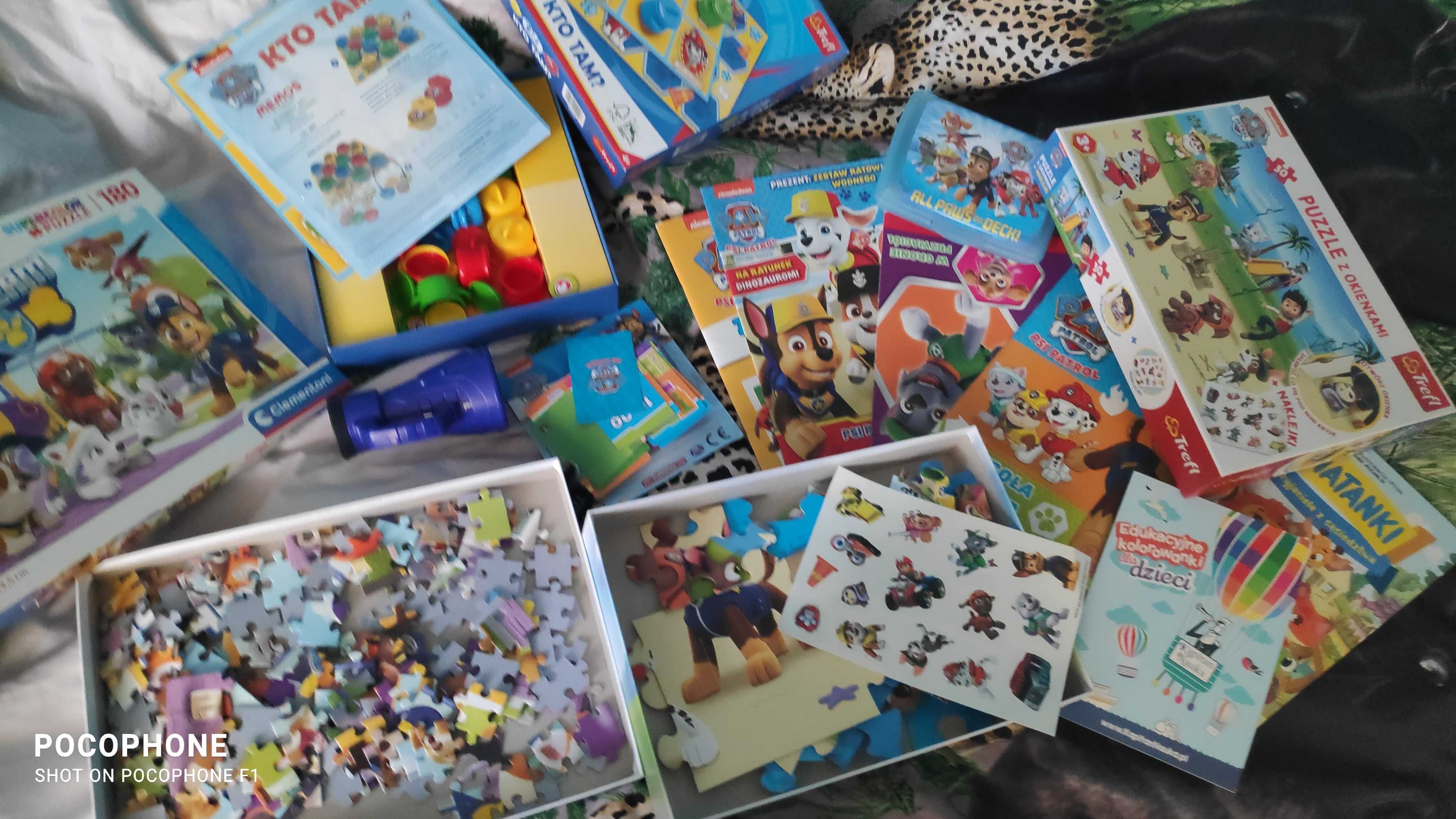 Nowe puzzle psi patrol figurka chase spin master itp