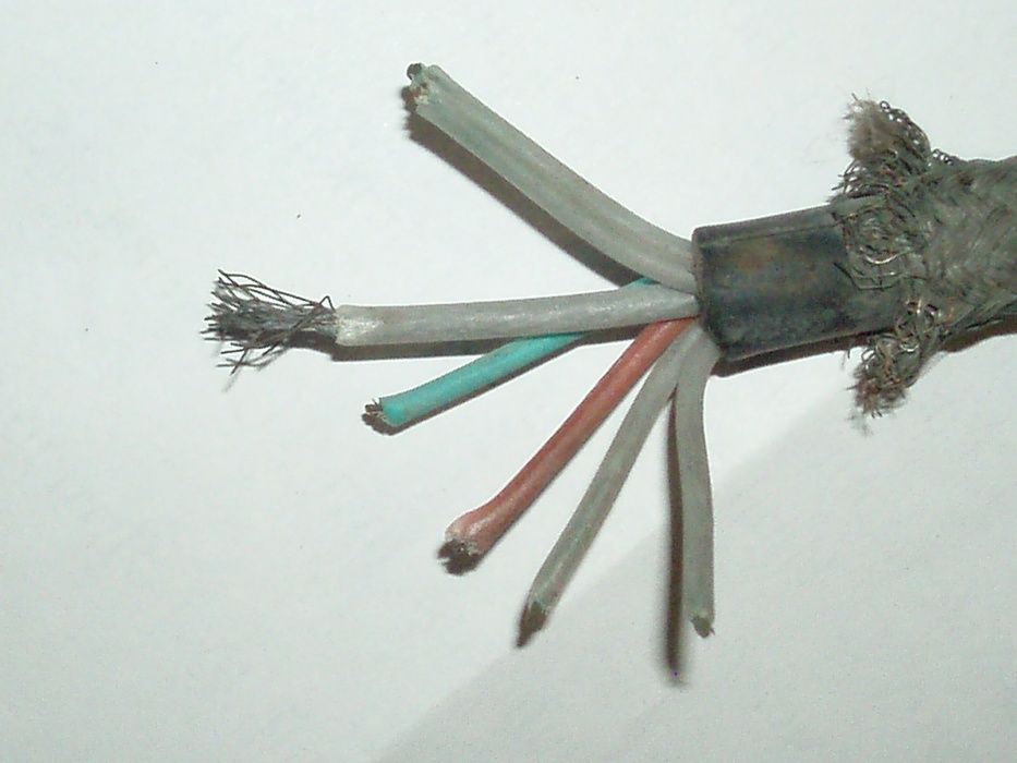 Экранированный кабель 13мм, 7жил; Тиристор Т142-63