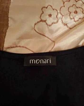 Sukienka Monnari rozm 38, kopertowy dekolt czarna z wiskozy