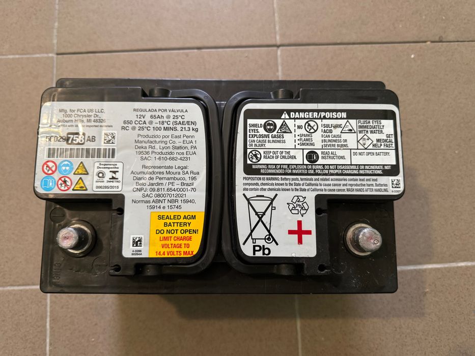 Акумулятор AGM 65Ah (56029758AB)