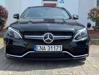 Mercedes-Benz Klasa C C63 AMG Coupe czarna, pierwszy właściciel V8 Biturbo