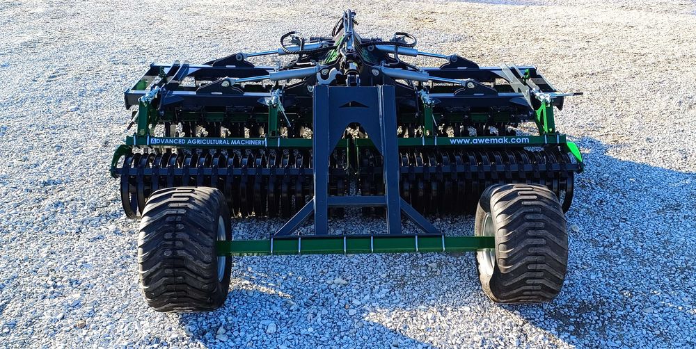 Ciężka brona talerzowa uprawowo-ścierniskowa, talerz 560, wał rurowy