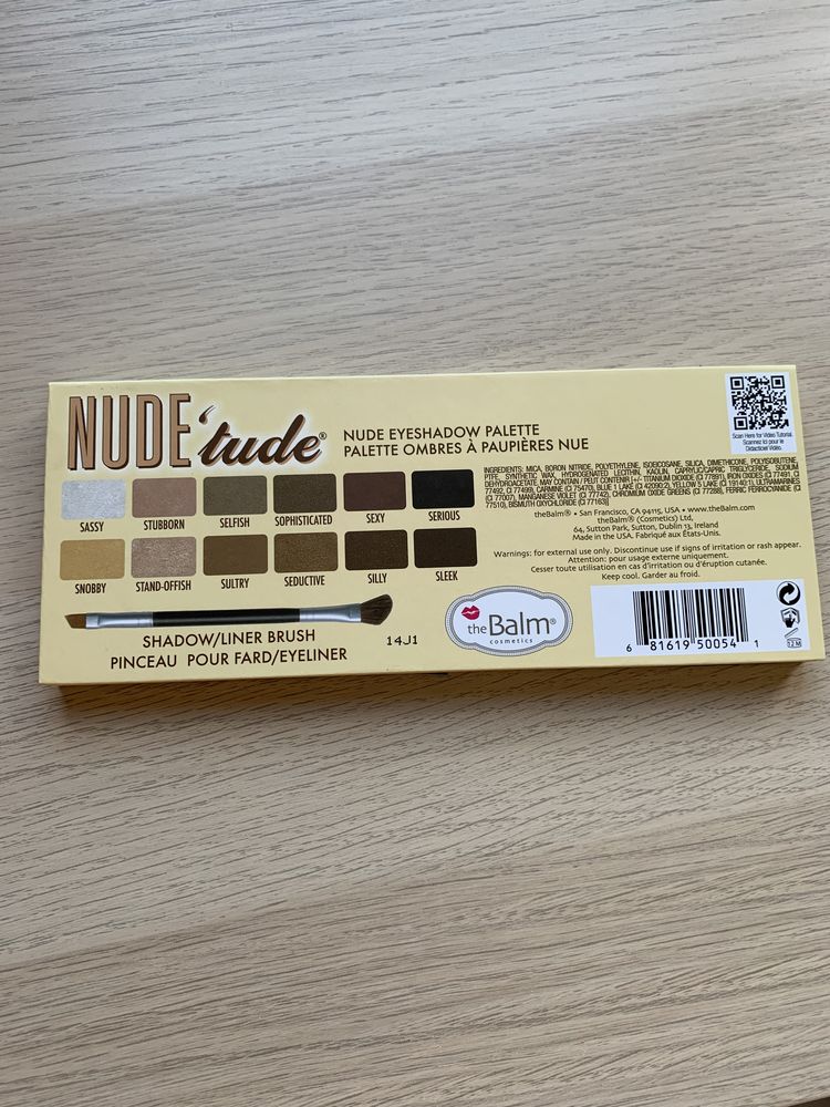 The Balm Nude Tude paletka cieni