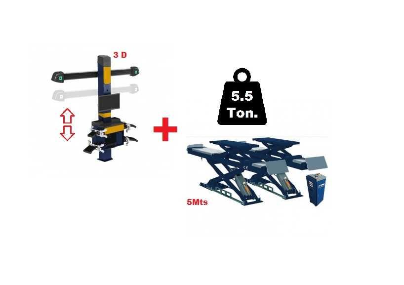 Alinhadora de direções 3D ultima geração + Elevador  (Nova)