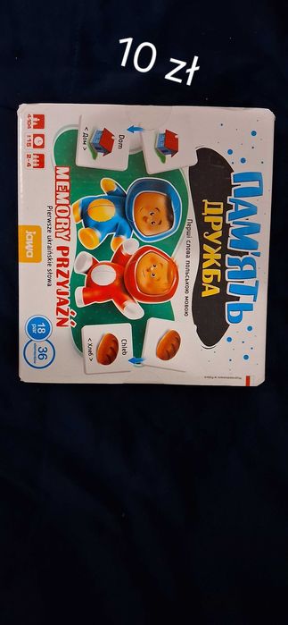 Gra edukacyjna Memory przyjaźń pierwsze ukraińskie słowa