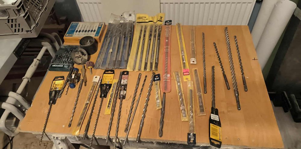 Wiertła różnego rodzaju