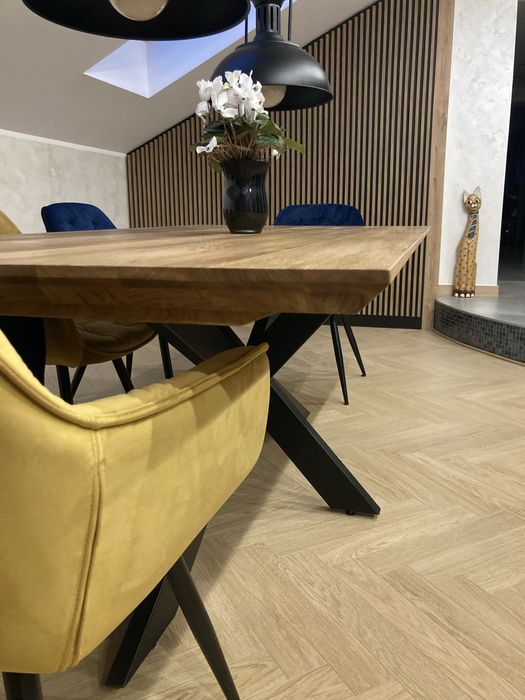 Stół Dębowy Dąb LOFT INDUSTRIAL 100x200 Łóżko dębowe