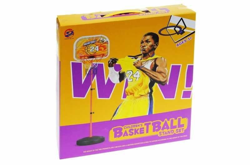 Дитячий набір для гри в баскетбол з регулюванням 60-150 см  насос м'яч