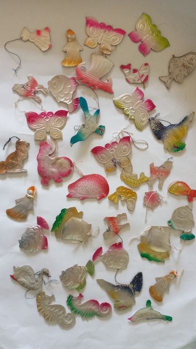 Елочные  игрушки  ссср  колокол  звезда