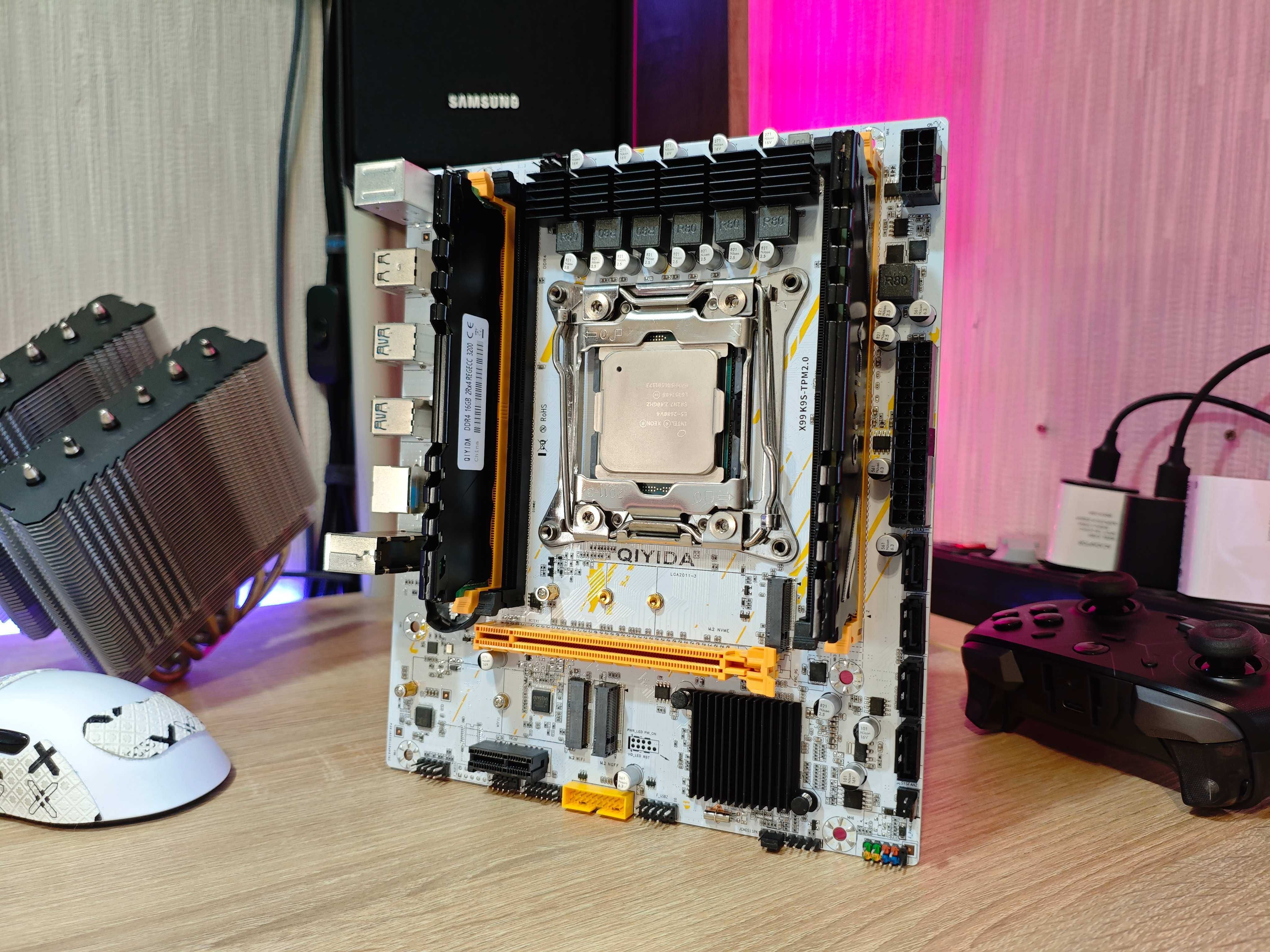 Комплект X99: Xeon 2680v4 [14/28] + мат. плата + 32GB RAM (Ігровий)