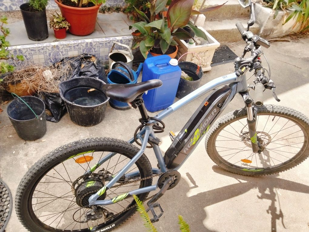 Bicicleta Elétrica Rockrider ST – Motor 36V, Autonomia até 60km