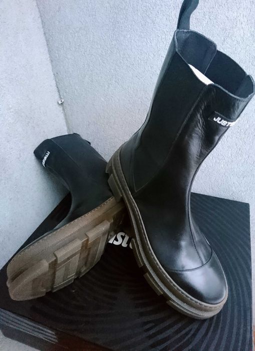 Just Cavalli ekskluzywne botki męskie