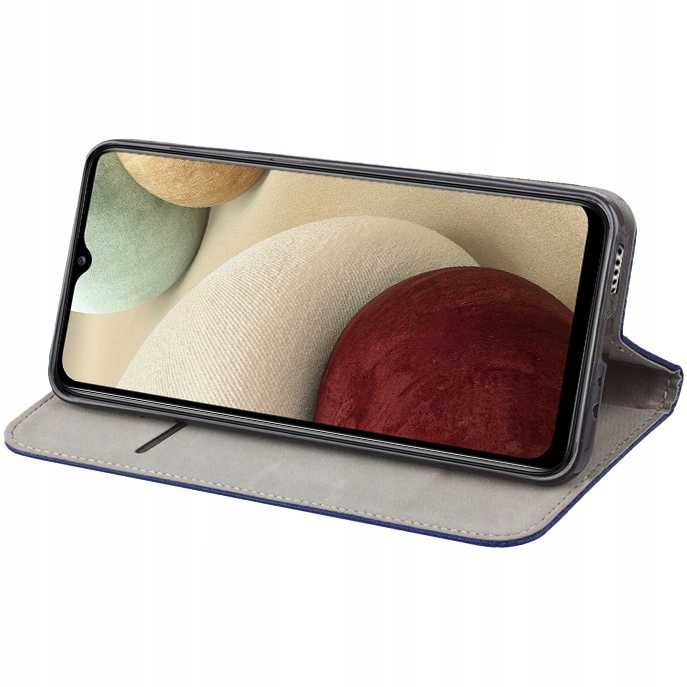 2x Etui Smart Magnet do Samsung Galaxy A12 + Szkło Hartowane