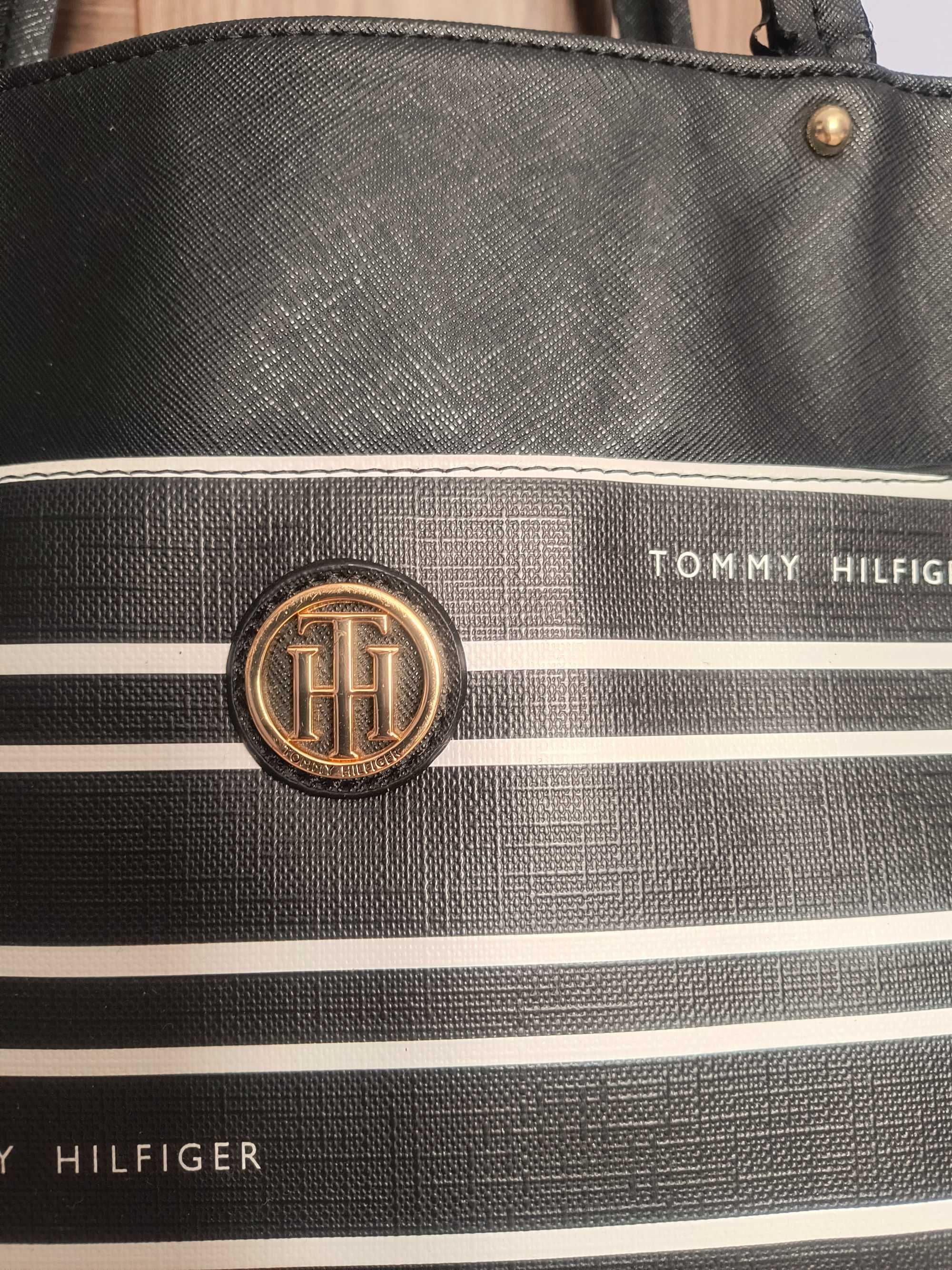 Torba shopper Tommy Hilfiger duża