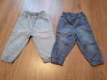 Spodnie jeansy r 86 hm