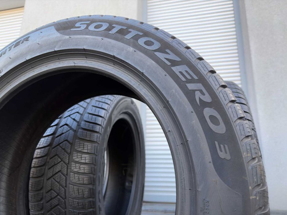 4szt zimowe 225/55R17 Pirelli 7,2mm 2022r świetny stan! Z758 gwarancja