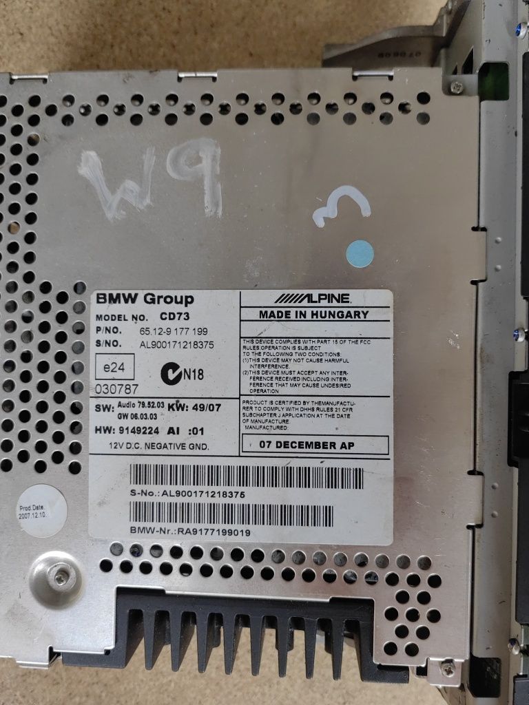 Radio profissional Bmw E90/E91/E92/E93