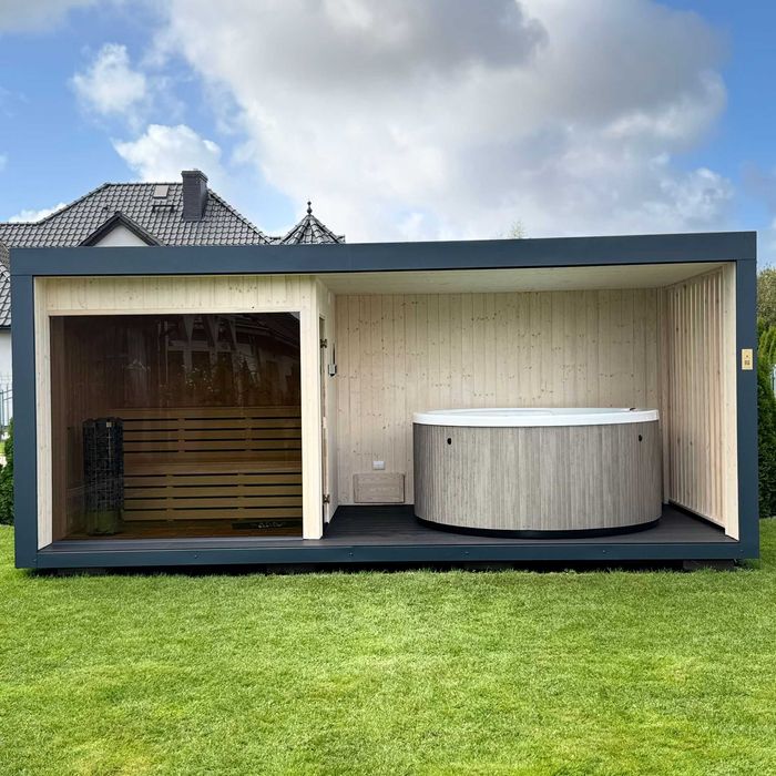 Wanna Jacuzzi Viskan DONSO – Luksusowy hydromasaż dla 5 osób, 12 dysz