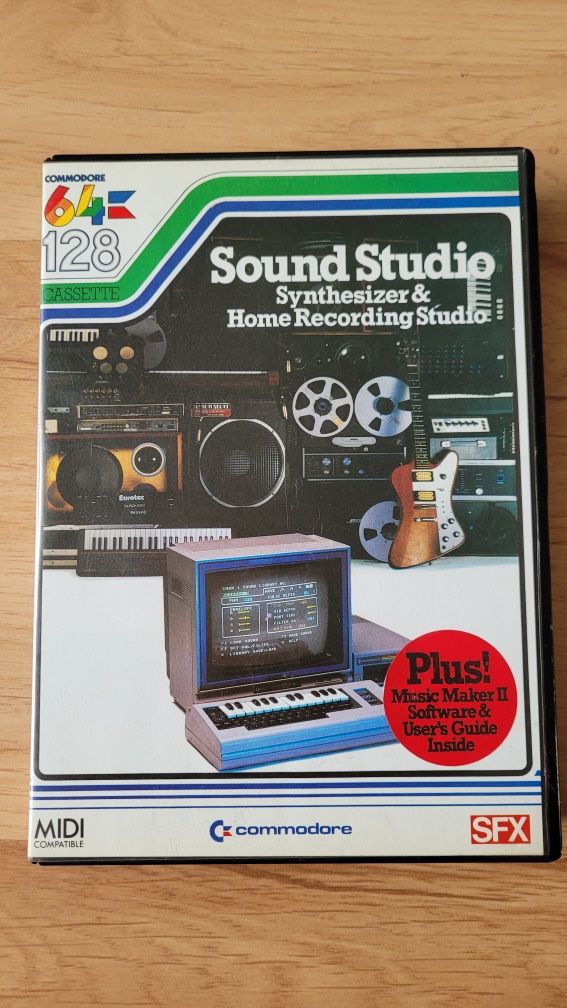 Sound Studio Synthesizer & Home Recording Studio Commodore 64 128