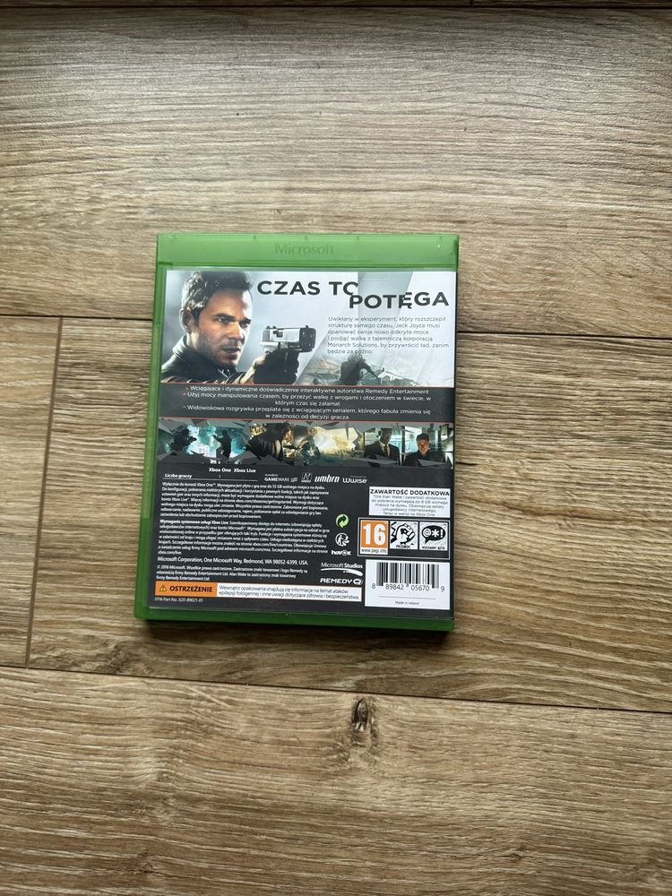 Gra Quantum Break Xbox One S X Xbox Series X