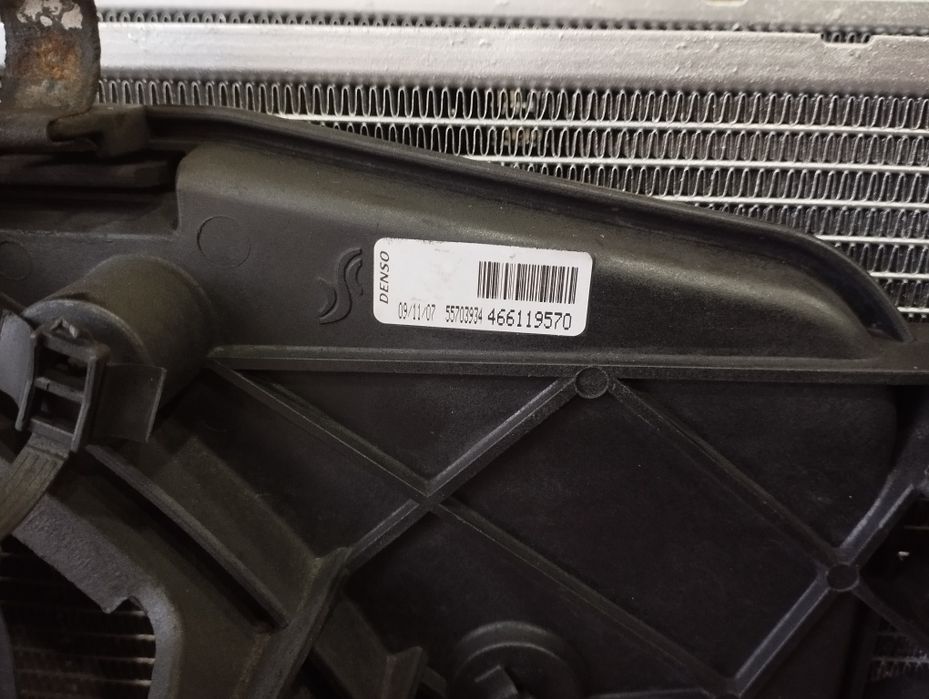 Corsa D conjunto de radiadores/ intercooler/termo ventilador