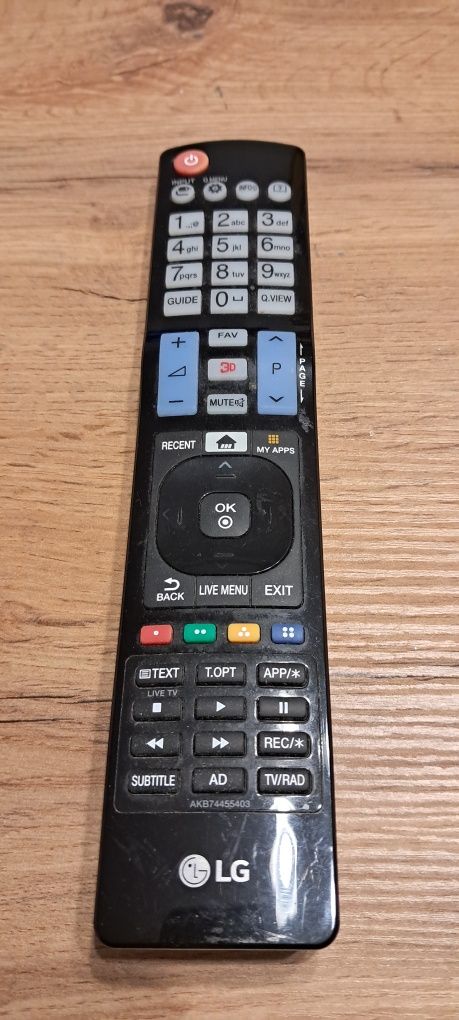 Pilot LG oryginał od tv AKB744
