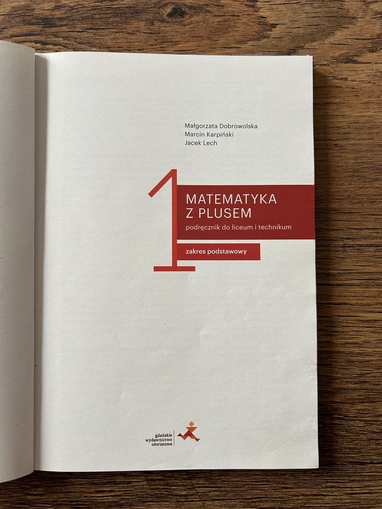 Podręcznik Matematyka z Plusem 1 GWO