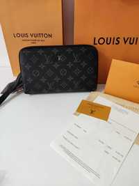 PORTFEL MĘSKI Organizer Saszetka Torebka Louis Vuitton, skóra 63-87