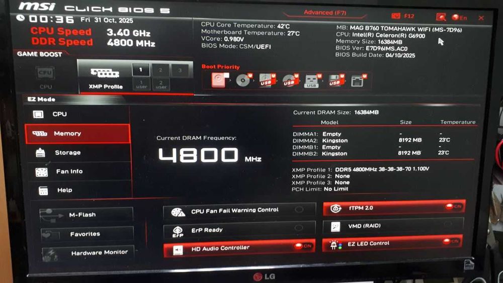 Материнська плата MSI MAG B760 TOMAHAWK WIFI