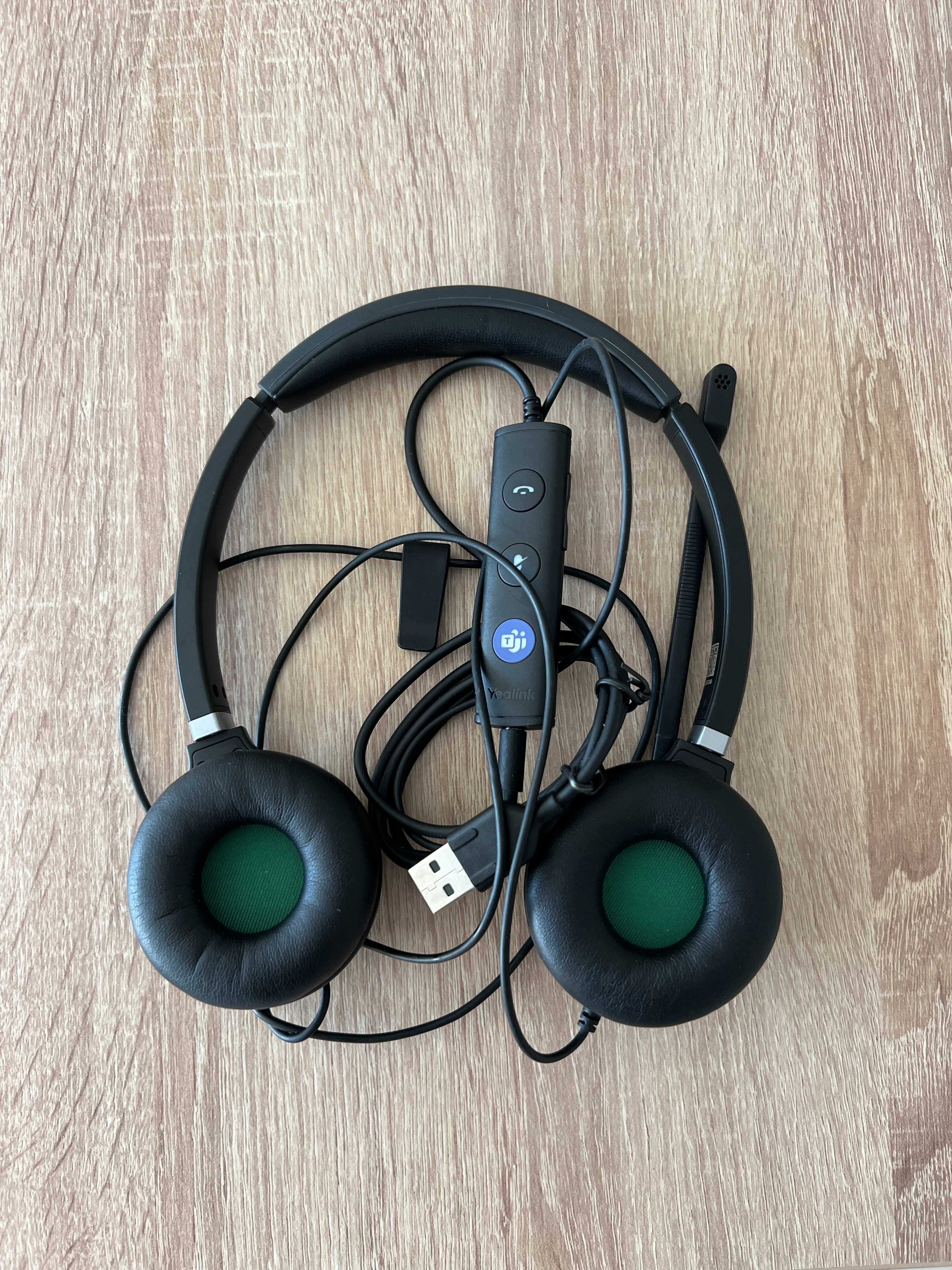 Słuchawki biurowe Yealink UH36 Dual Teams USB/jack 3.5mm