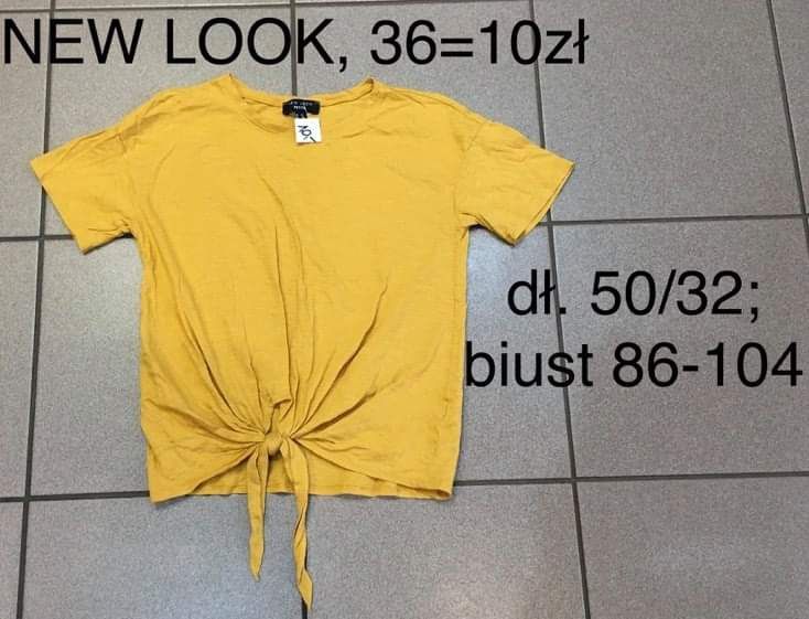 T-shirt młodzieżowy, damskinew look.