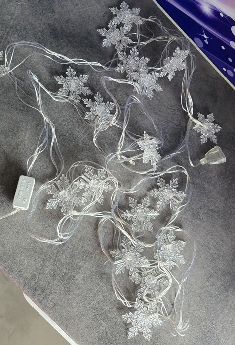 Lampki choinkowe gwiazdki