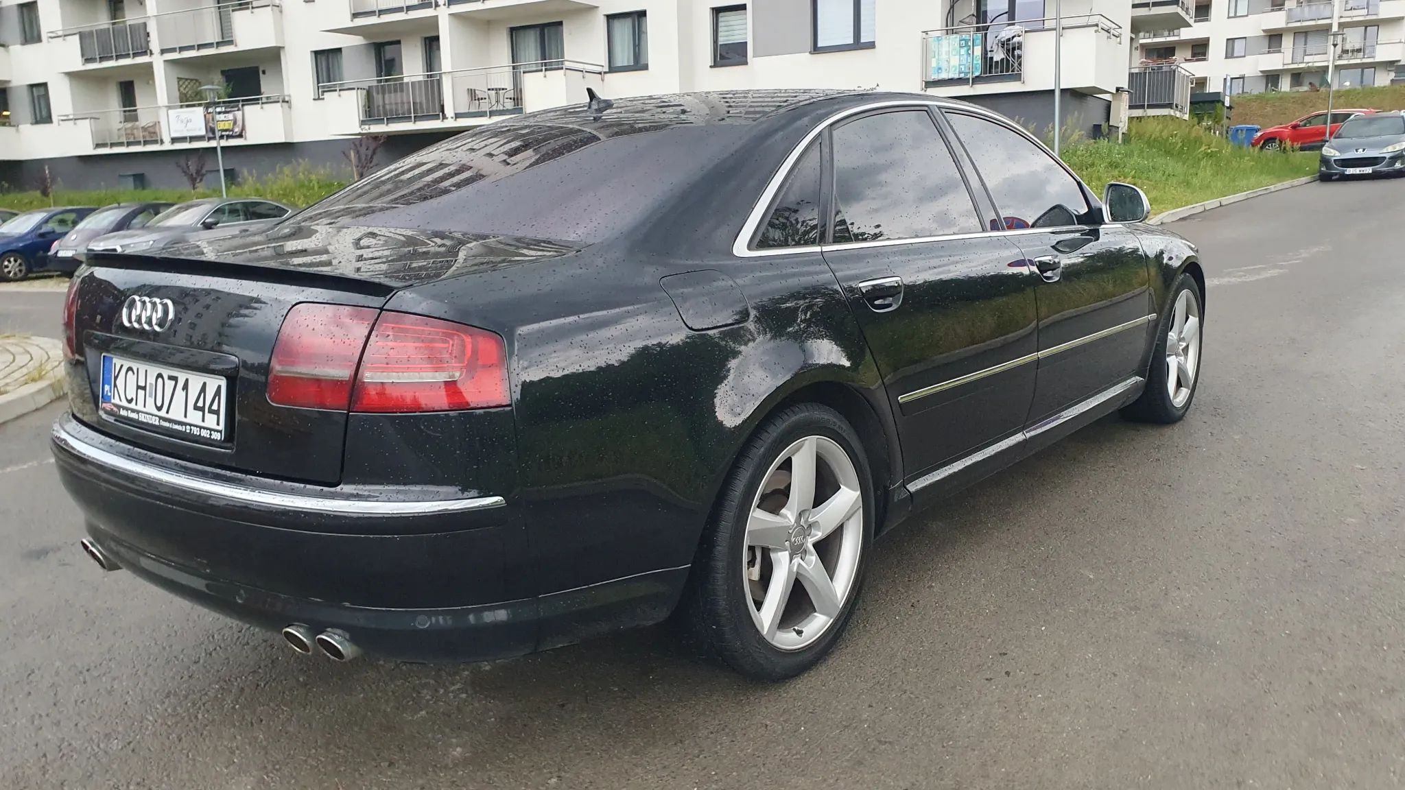 Audi A8 Audi A8 TDI 2008r 4,2 TDI V8 Czarna Zarejestrowana Zadbana Ładna