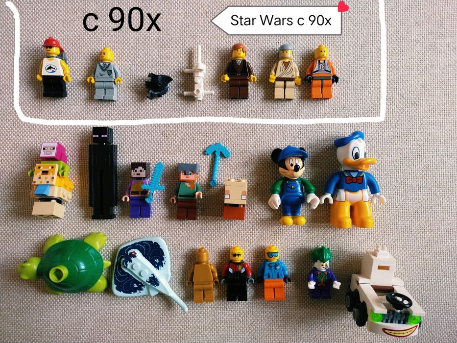 Лего фигурки, Lego Star Wars с 90х, Lego Duplo