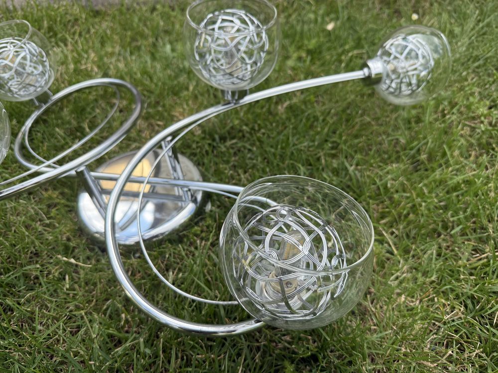 Żyrandol plafon lampa ozdobna glamour