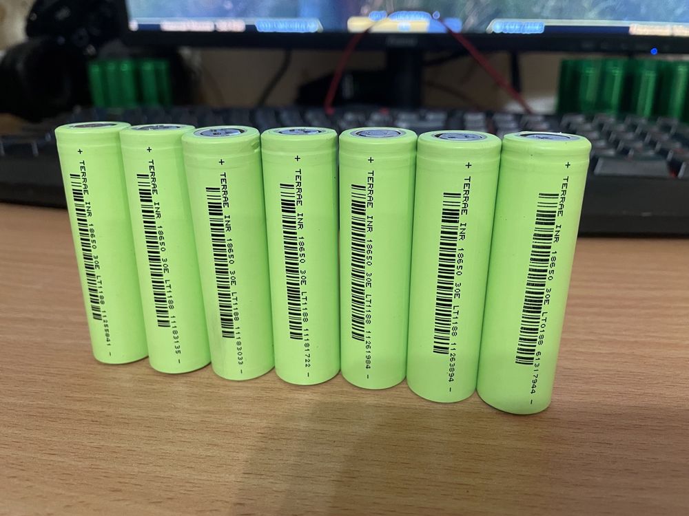 Акумалятори 18650 terrae 30e 3200mah високотокові