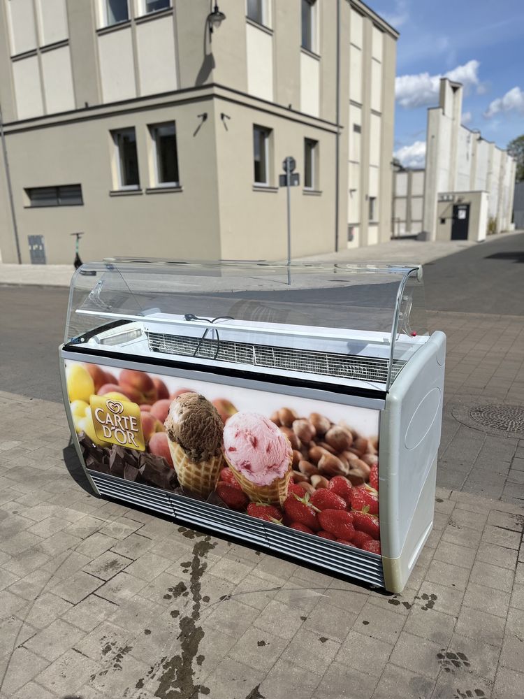 Witryna na lody | zamrażarka na lody gałkowe - 9 smaków