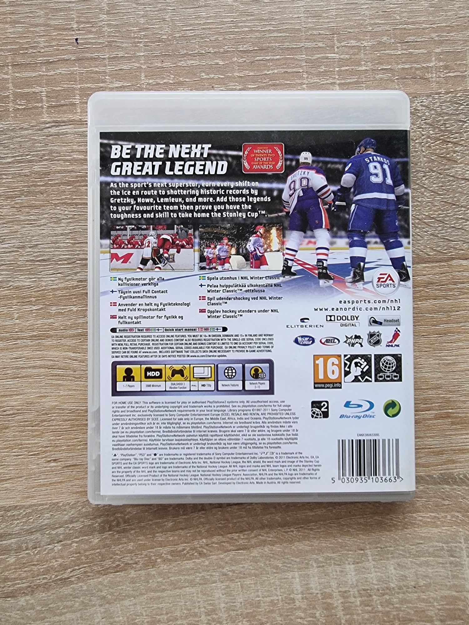 Gra NHL  12  PS3