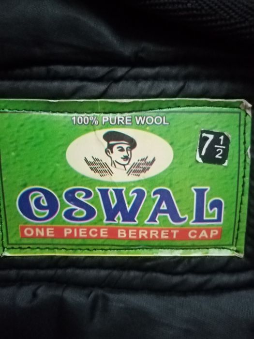 Берет  OSWAL ONE PIECE BERRET CAP коллекционный з кокардою р. 57,5