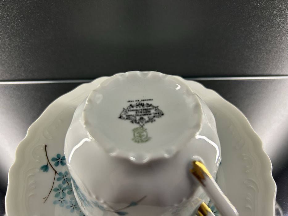 Чайна пара, 200 мл, Limoges , тавро, вінтаж.