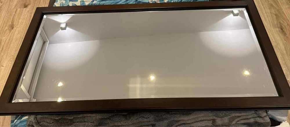 Lustro WANAT Meble ciemny orzech drewno