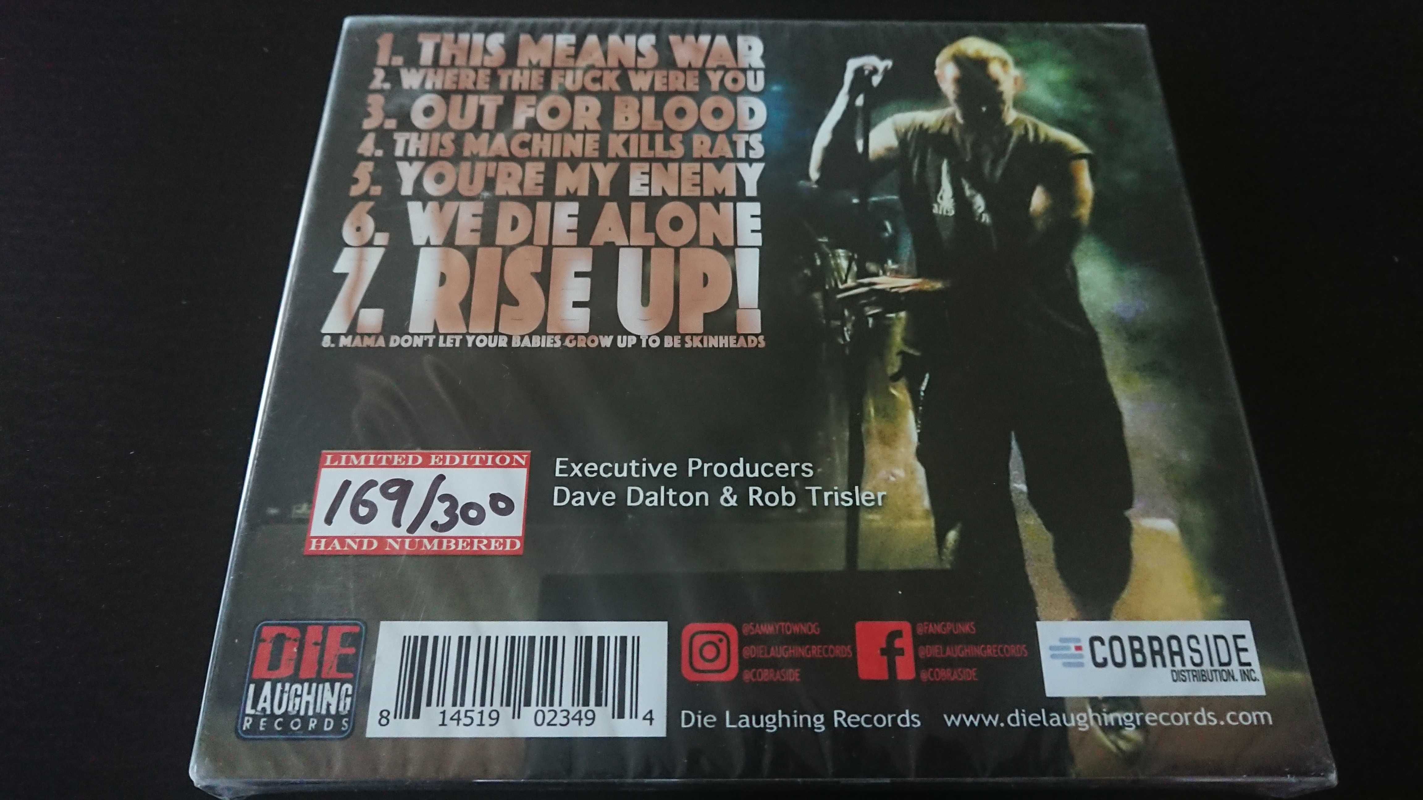 FANG Rise Up! CD *NOWA* 169/300 Limited Edition Folia Punk Hardcore