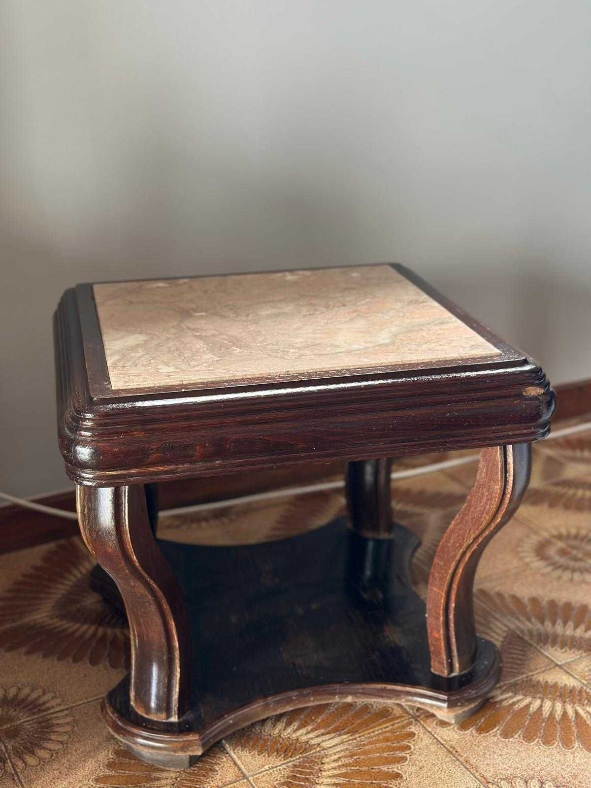 Conjunto mesa de centro e mesa de apoio