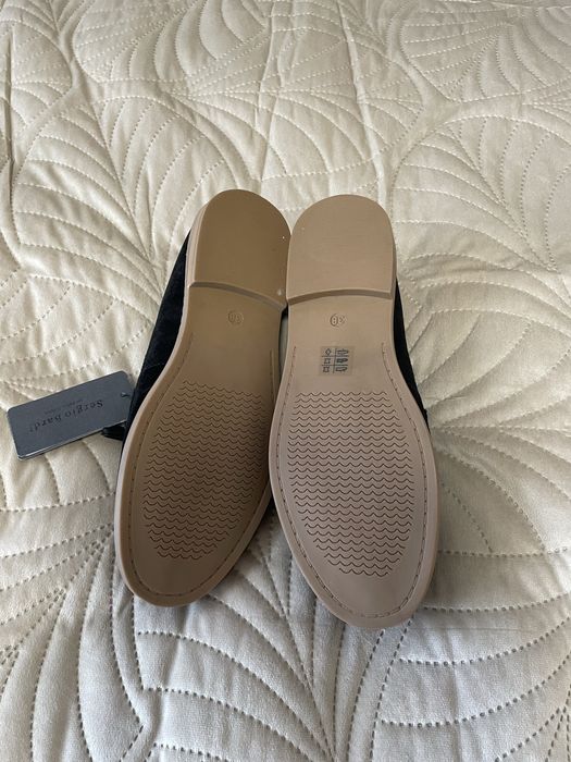 Nowe mokasyny z skóry zamszowej 38