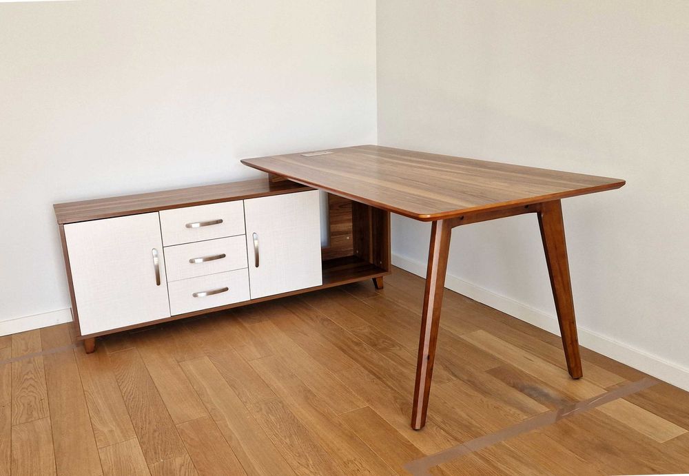 Biurko narożne Bemondi Evolutio z komodą 160x80