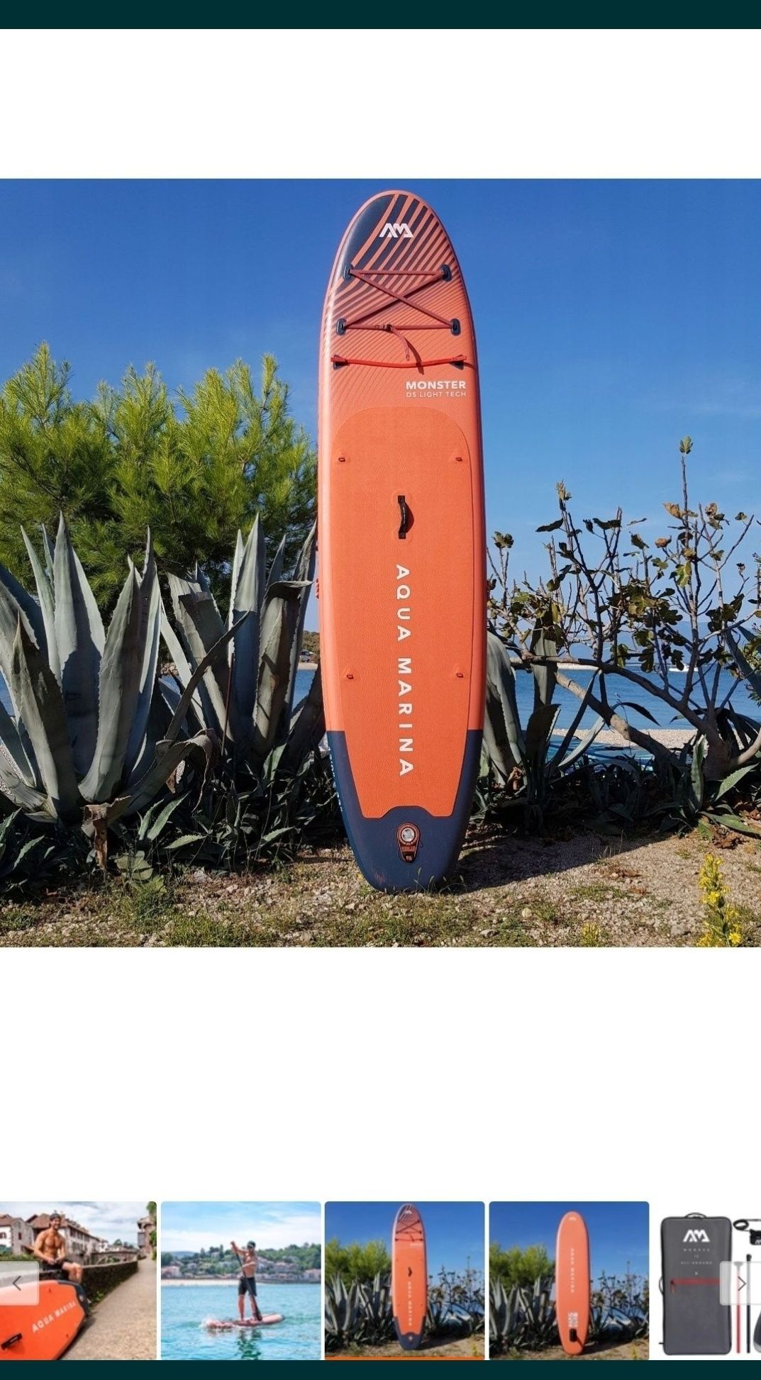 Deska SUP AQUA MARINA  Monster wyprzedaż przedsezonowa do końca marca