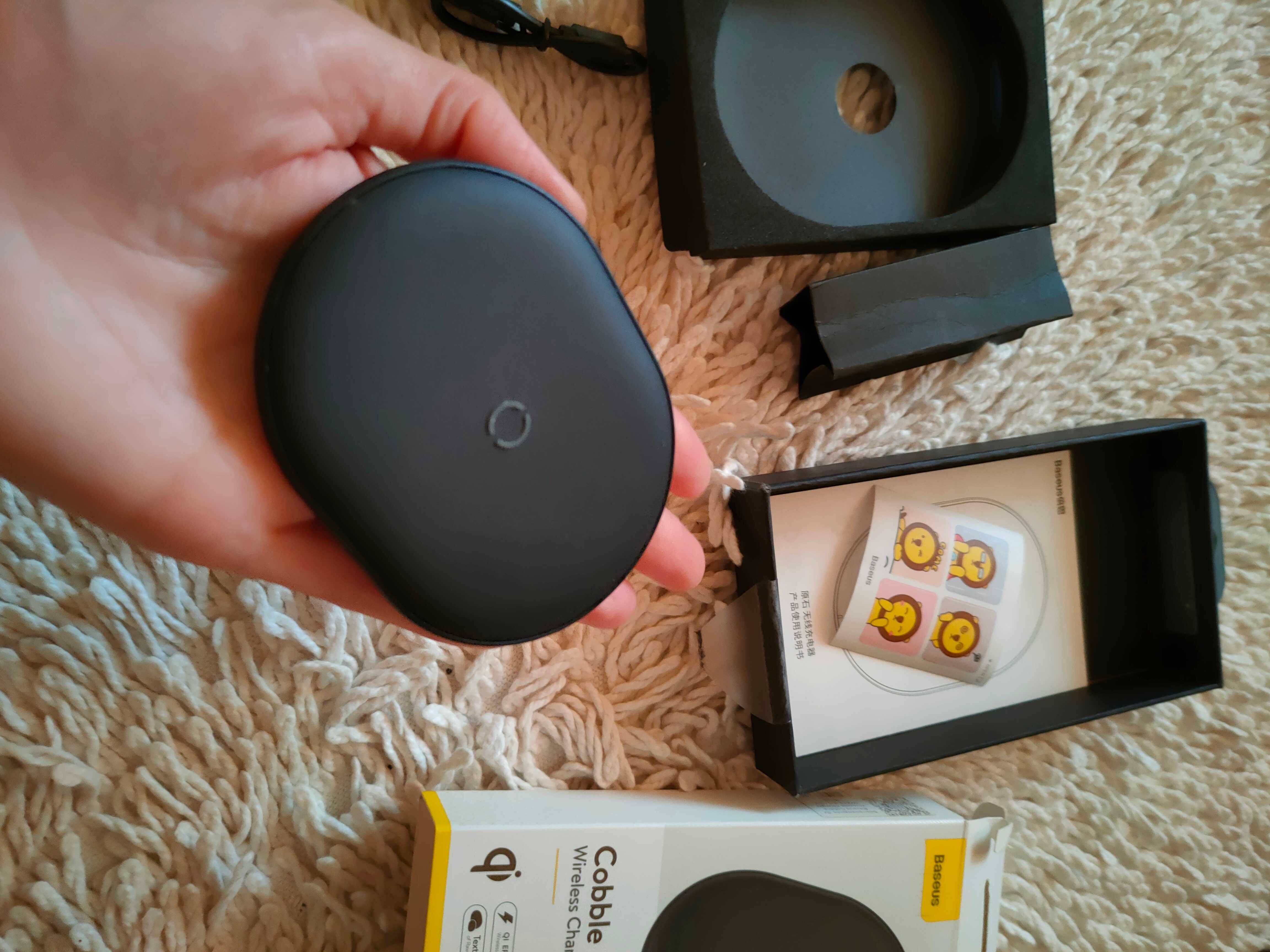 Беспроводное зарядное устройство Baseus Cobble Wireless Charger 15W