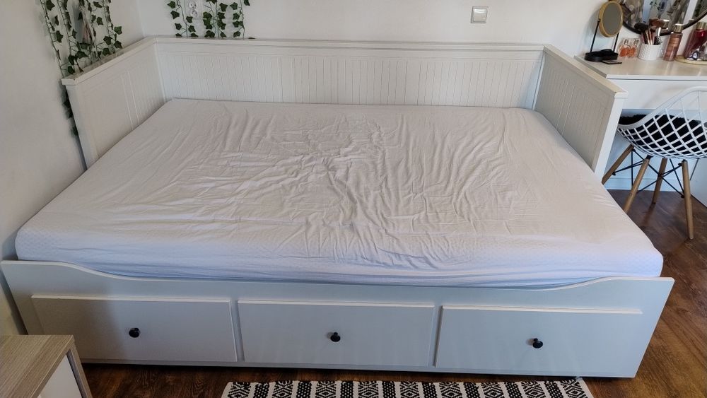 Łóżko leżanka Hemnes Ikea pościel gratis