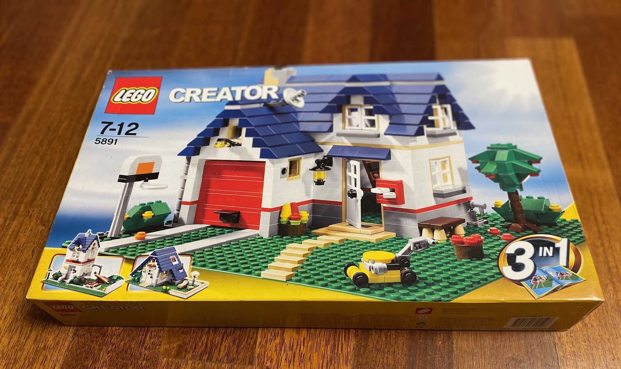 LEGO Creator - 5891 - domek z garażem - 3w1